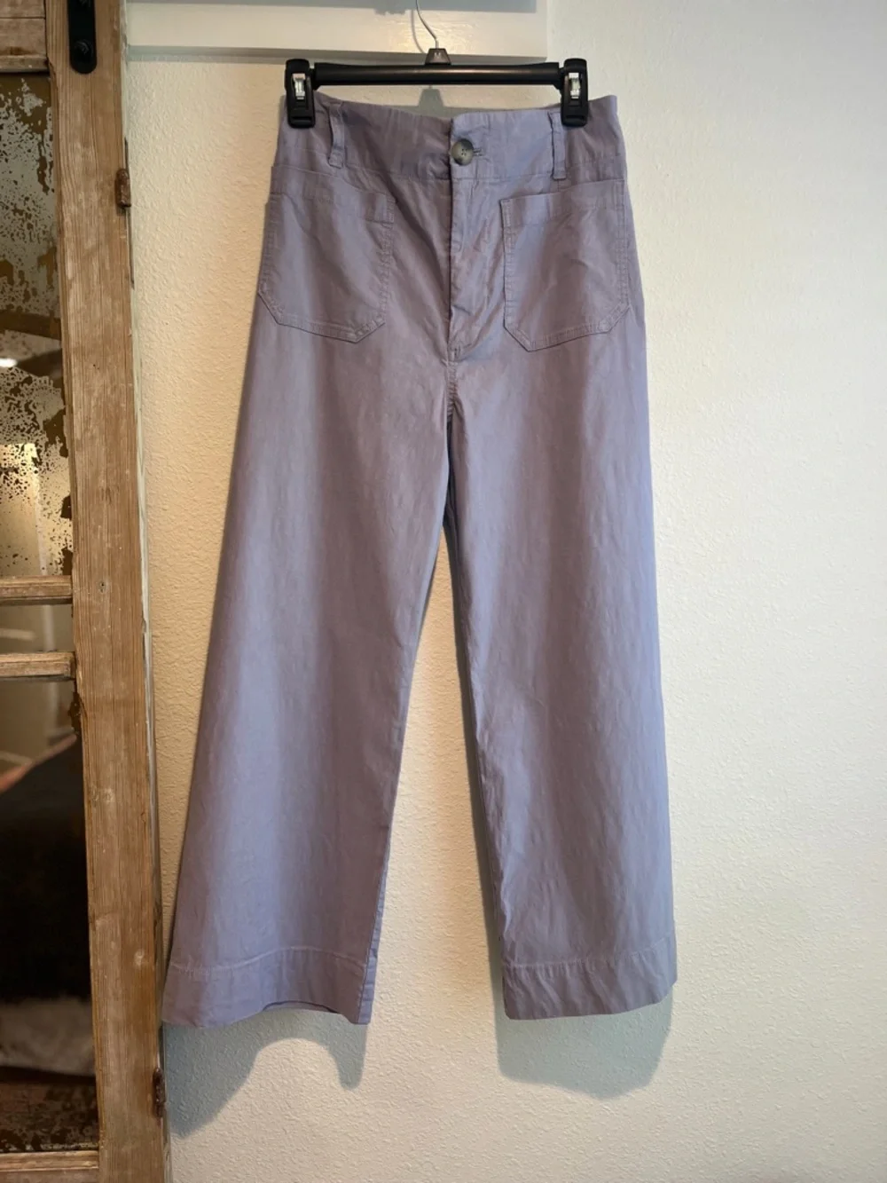 Anthropologie Maeve Colette Stretch Wide Leg Pants - Picture 5 of 9